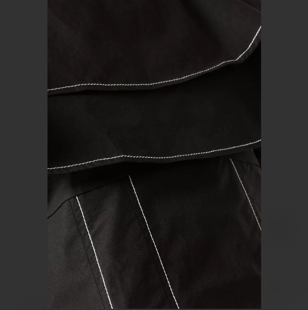 Regina Pyo "Faye" Black A-line Bib Collar Dress Size 6 New With Tags - Picture 3 of 3